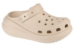 Sandały Kobieta Crocs Crush Bone beżowy. Brązowe sandały damskie Crocs, bez wzorów, z materiału, bez obcasa, bez zapięcia. Za 329.99 zł.