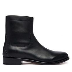 Botki Polo Ralph Lauren. Czarne botki męskie Polo Ralph Lauren, bez wzorów, bez zapięcia. Za 1,299.00 zł.
