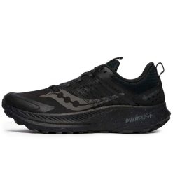 Buty Do Biegania Saucony Ride Tr2 Gtx Dorośli. Czarne obuwie sportowe damskie Saucony, bez wzorów, z gore-texu, do biegania. Za 752.85 zł.