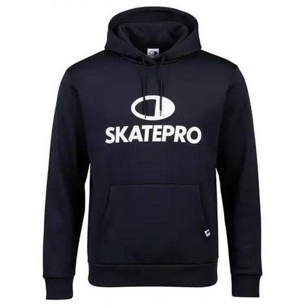 Odzież Bluza sportowa unisex SkatePro Tech Bluza z kapturem - M - Black / White. Czarna bluzy damskie SKATEPRO, m, bez wzorów, z kapturem. Za 185.99 zł.