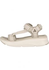 Sandały damskie Cruz Findel Chunky. Białe sandały damskie CRUZ, bez wzorów, z materiału, bez obcasa, na obcasie, bez zapięcia. Za 238.00 zł.