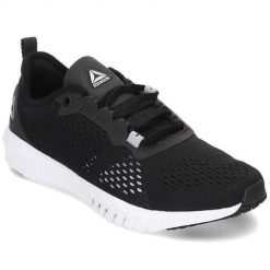 Buty do chodzenia damskie Reebok Flexagon. Czarne obuwie sportowe damskie Reebok, bez wzorów, z gumy, do biegania. Za 397.00 zł.