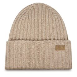 Czapka Weekend Max Mara. Brązowe czapki i kapelusze damskie Weekend Max Mara, na zimę, bez wzorów. Za 389.99 zł.