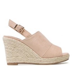 Espadryle Jenny Fairy. Brązowe klapki damskie Jenny Fairy, bez wzorów, bez obcasa, bez zapięcia. Za 69.99 zł.