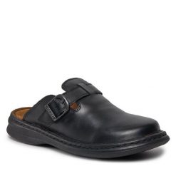 Klapki Josef Seibel. Czarne klapki męskie Josef Seibel. Za 219.99 zł.