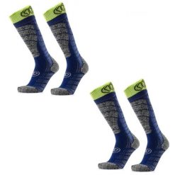 Skarpety narciarskie doroslych Sidas Ski Comfort zestaw 2 par srednia grubosc. Niebieskie skarpety męskie SIDAS, bez wzorów. Za 199.00 zł.