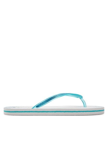 Champion Japonki Sparkling Slide S11688-CHA-WW010 Niebieski. Niebieskie klapki damskie Champion, bez wzorów, z syntetyku, bez obcasa. Za 69.99 zł.