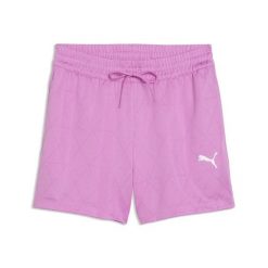 Damskie szorty z dżerseju 4" PUMA Sport z wysokim stanem PUMA. Czerwone szorty sportowe damskie Puma, bez wzorów, z dżerseju, sportowe, z podwyższonym stanem, do biegania. Za 179.00 zł.