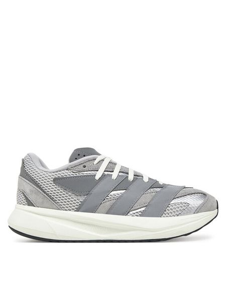 Adidas Sneakersy Lightblaze JQ4759 Szary. Szare buty sportowe dziewczęce Adidas, bez wzorów, z materiału, bez zapięcia. Za 200.99 zł.