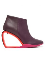 United Nude Botki Mobius Ankle Bootie Hi 1093799316 Fioletowy. Fioletowe botki damskie United Nude, ze skóry, bez obcasa, na koturnie, bez zapięcia. Za 1,689.00 zł.
