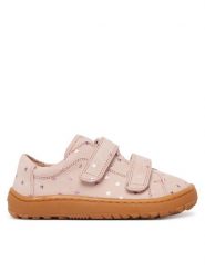 Froddo Półbuty Barefoot Baze G3130284-19 S Różowy. Czerwone półbuty dziewczęce Froddo, bez wzorów, ze skóry, bez zapięcia. Za 349.99 zł.