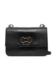 Guess Torebka Salinge HWKG96 24200 Czarny. Czarne listonoszki damskie Guess, z aplikacjami, ze skóry, bez dodatków. Za 419.99 zł.