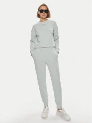 Calvin Klein Spodnie dresowe Micro Logo K20K206632 Zielony Regular Fit. Zielone spodnie dresowe damskie Calvin Klein, l, bez wzorów, z bawełny. Za 359.99 zł.