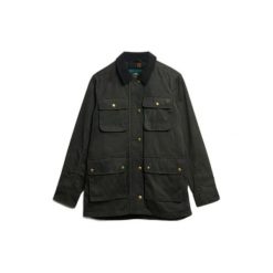 Kurtka damska Superdry Wax. Zielone kurtki damskie Superdry., l, bez wzorów, bez kaptura. Za 674.15 zł.
