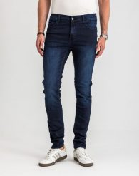 Męskie Spodnie Jeansowe Mustang Style Frisco Skinny Denim Blue 1017116 5000 801, W35 L36. Niebieskie spodnie materiałowe męskie Mustang, l, bez wzorów, z bawełny, eleganckie. Za 219.99 zł.