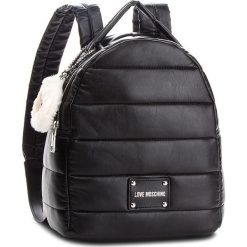 Plecak LOVE MOSCHINO - JC4256PP06KH0000 Nero. Czarne plecaki damskie Love Moschino, ze skóry ekologicznej, klasyczne. Za 929.00 zł.