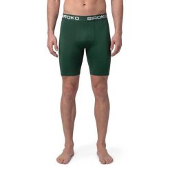 Męskie spodenki sportowe Siroko Bshorts Green M. Zielone krótkie spodenki sportowe męskie SIROKO, m, bez wzorów, z materiału, do biegania. Za 116.00 zł.