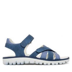 Sandały Primigi. Niebieskie sandały dziewczęce Primigi, bez zapięcia. Za 299.99 zł.