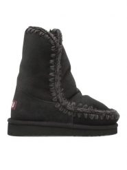 Mou Śniegowce Eskimo Boot 24 FW101000A Czarny. Czarne śniegowce i trapery damskie Mou, ze skóry. Za 969.99 zł.