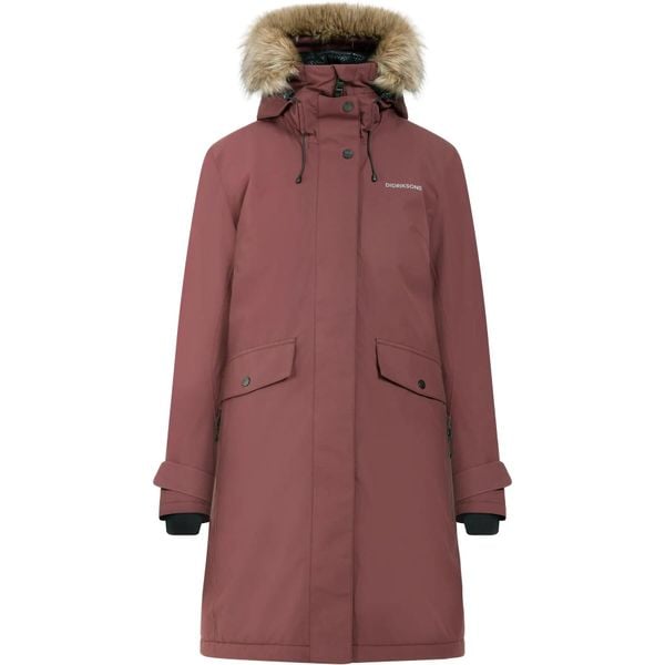 Parka dla kobiet Didriksons Erika. Brązowe kurtki damskie Didriksons, na jesień, m, bez wzorów, eleganckie, bez kaptura. Za 1,162.50 zł.