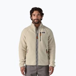 Bluza trekkingowa męska Patagonia Retro Pile. Brązowe bluzy męskie Patagonia, m, bez wzorów, bez kaptura. Za 519.99 zł.