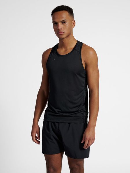 Tank top Newline Beat. Czarne t-shirty męskie Newline, s, bez wzorów, z poliamidu, bez kołnierzyka. Za 130.50 zł.