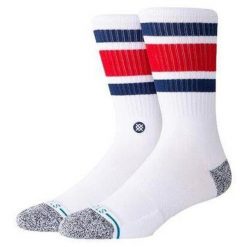Socks Stance BOYD ST 2025. Białe skarpety męskie Stance, bez wzorów. Za 54.99 zł.