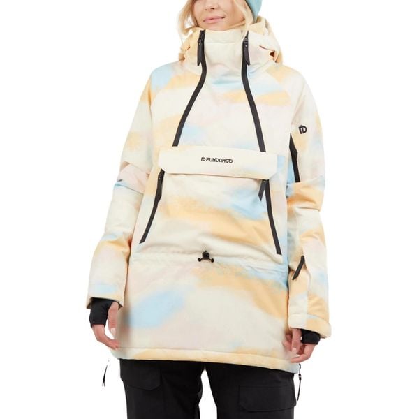 Damska płaska kurtka Fundango Hooper. Niebieskie kurtki damskie Fundango, xs, bez wzorów, bez kaptura, trekkingowe. W wyprzedaży za 599.00 zł.