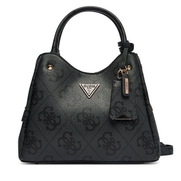 Torebka Guess. Czarne torebki do ręki damskie Guess, z aplikacjami, bez dodatków. Za 349.99 zł.