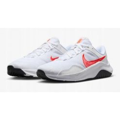 Buty Sportowe Damskie Nike W Legend Essential 3 NN. Białe obuwie sportowe damskie Nike, bez wzorów, do biegania. Za 290.40 zł.