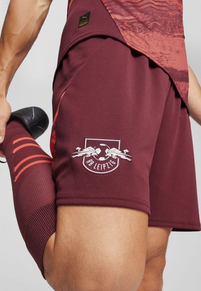Męskie szorty RB Leipzig PUMA Dark Jasper Active Red. Czerwone szorty męskie Puma, na jesień, l, bez wzorów, z materiału, klasyczne. Za 187.80 zł.