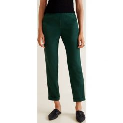 Mango - Spodnie Soul. Szare spodnie materiałowe damskie Mango, z elastanu. Za 119.90 zł.