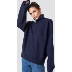 NA-KD Trend Sweter z suwakiem - Blue. Swetry damskie marki NA-KD Trend. Za 161.95 zł.