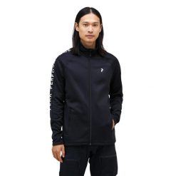Bluza Peak Performance męska Rider Zip Jacket czarna - M. Czarne bluzy męskie Peak Performance, m, bez wzorów, bez kaptura. W wyprzedaży za 579.00 zł.