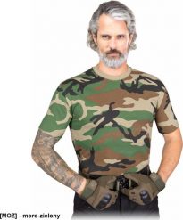 R.E.I.S. TG-TARNUNG - T-shirt krótki rękaw Tactical Guard 100% bawełna 170-180 g/m2 dedykowana miłośnikóm militariów motocyklistów - moro-zielony L. Zielone t-shirty męskie R.E.I.S., l, bez wzorów, z bawełny, bez kołnierzyka. Za 32.10 zł.
