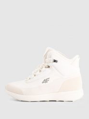 4F Buty zimowe śniegowce DCX z ociepliną Primaloft damskie - kremowe 36. Brązowe śniegowce i trapery damskie 4f, z gumy, przed kolano. Za 299.99 zł.