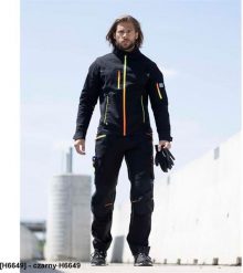 Ardon Męska bluza stretczowa bawełna stójka Amalytton delikatna powierzchnia odblaskowe nadruki elementy hi-vis czarny H6649 XL. Czarne bluzy męskie Ardon, m, bez wzorów, z bawełny, bez kaptura. Za 214.97 zł.