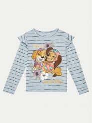 NAME IT Bluzka Julia PAW PATROL 13238285 Niebieski Regular Fit. Niebieskie t-shirty i topy dla dziewczynek Name it, bez wzorów, z bawełny, bez ramiączek. Za 49.99 zł.