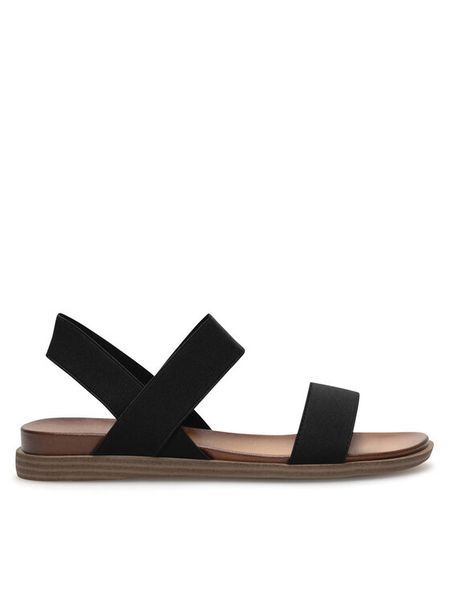 Clara Barson Sandały AKIRA WS060701-01 Czarny. Czarne sandały damskie Clara Barson, bez wzorów, z materiału, bez obcasa, na płaskiej podeszwie, bez zapięcia. Za 55.99 zł.