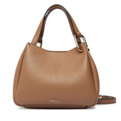 Torebka Furla. Brązowe torebki do ręki damskie Furla, bez wzorów, klasyczne, bez dodatków. Za 1,439.00 zł.