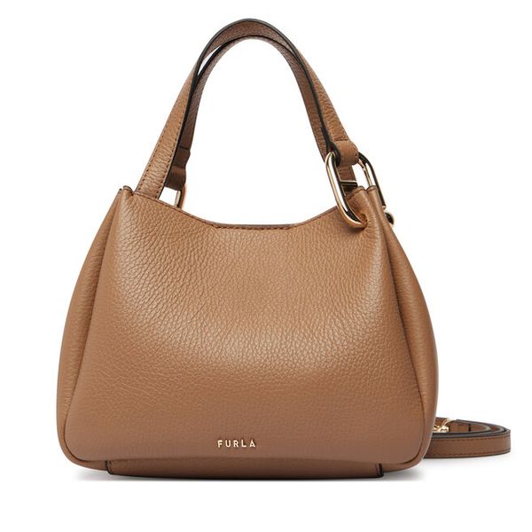 Torebka Furla. Brązowe torebki do ręki damskie Furla, bez wzorów, klasyczne, bez dodatków. Za 1,439.00 zł.
