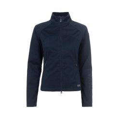 Damska kurtka jeździecka Cavallo Betty. Czarne kurtki damskie CAVALLO, bez wzorów, z softshellu, bez kaptura. Za 424.95 zł.