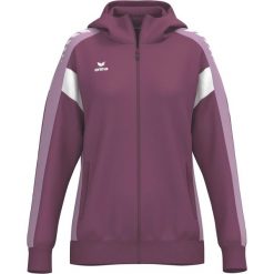 Bluza damska z kapturem Erima Celebrate 125 Training. Czerwone bluzy damskie Erima, bez wzorów, z materiału, z kapturem. Za 214.40 zł.