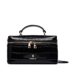 Torebka Furla. Czarne torebki do ręki damskie Furla, bez wzorów, bez dodatków. Za 1,039.00 zł.