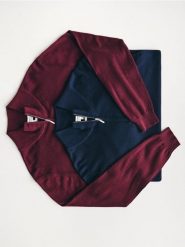 Rozpinany sweter z wełny merino - granatowy. Niebieskie kardigany męskie Reserved, l, bez wzorów, z wełny. Za 239.99 zł.