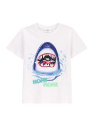 Coccodrillo T-Shirt WC5143201IBK Biały Regular Fit. Białe t-shirty dla chłopców COCCODRILLO, bez wzorów, z bawełny, bez ramiączek. Za 29.99 zł.