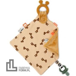 Kocyk przytulanka Raffi musztardowy z gryzakiem. Kocyki dla dzieci Done by deer. Za 79.00 zł.