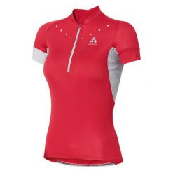 Odlo Koszulka Stand-up collar s/s ISOLA czerwona r. M (410911). T-shirty damskie marki Odlo. Za 78.91 zł.