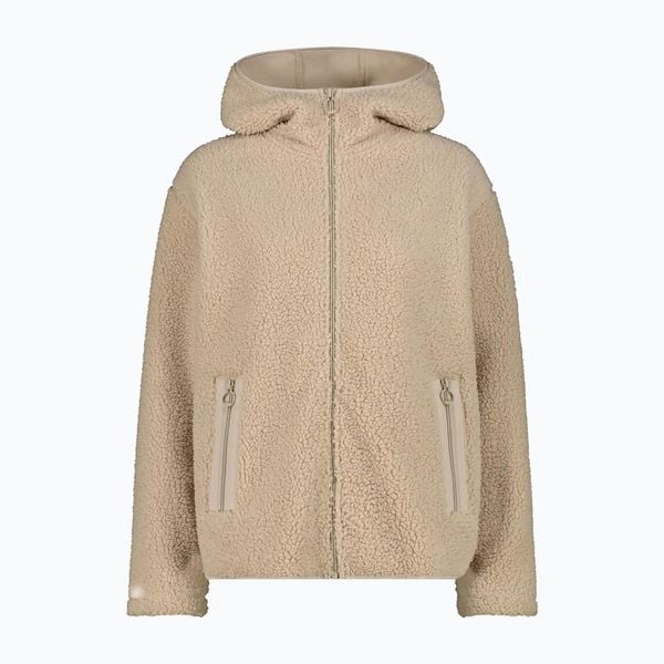 Płaszcz damski CMP 36P2916 Long Teddy. Brązowe płaszcze damskie CMP, bez wzorów, eleganckie, długie, bez kaptura. Za 349.50 zł.