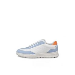 Damskie buty golfowe bez korków Ecco Street Vibe. Białe obuwie sportowe damskie ecco, bez wzorów, ze skóry, na golfa. Za 571.50 zł.